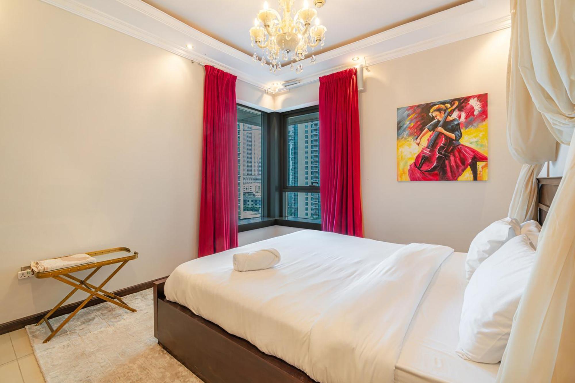 Appartement Downtown - 2 Bed 3 Bath Flat - Views Of The Burj & Fountains *